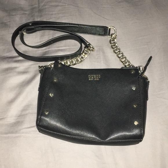 Guess Handbags - Black guess crossbody purse